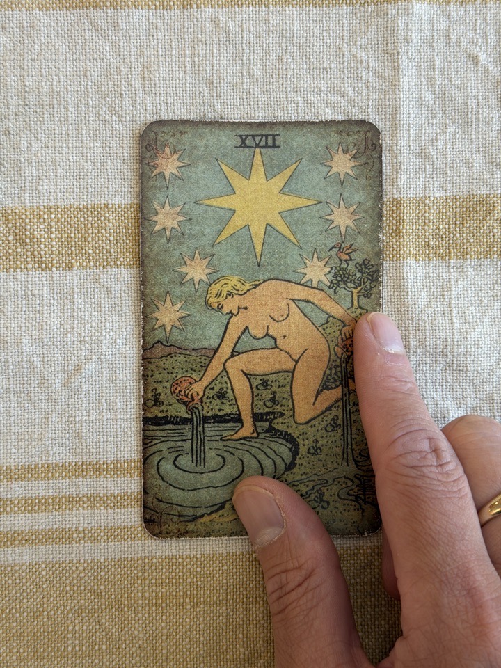 The Star, from Sal’s own deck