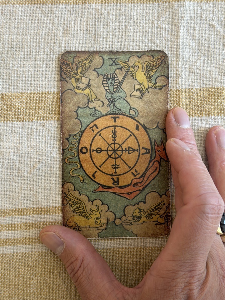 Wheel of Fortune, from Sal’s own deck